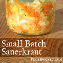 Small Batch Lacto Fermentation PixiesPocket.com