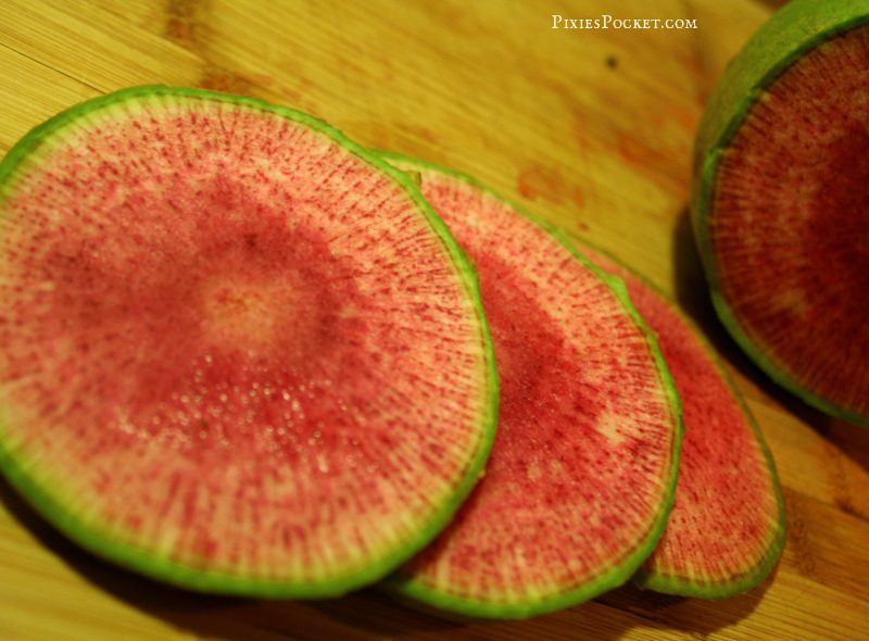 Watermelon Radish is beautiful
