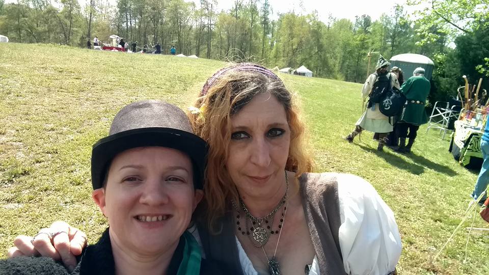 Me and Madam Tess at Festival of Legends