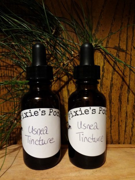 usnea tincture available for purchase on pixiespocket.com