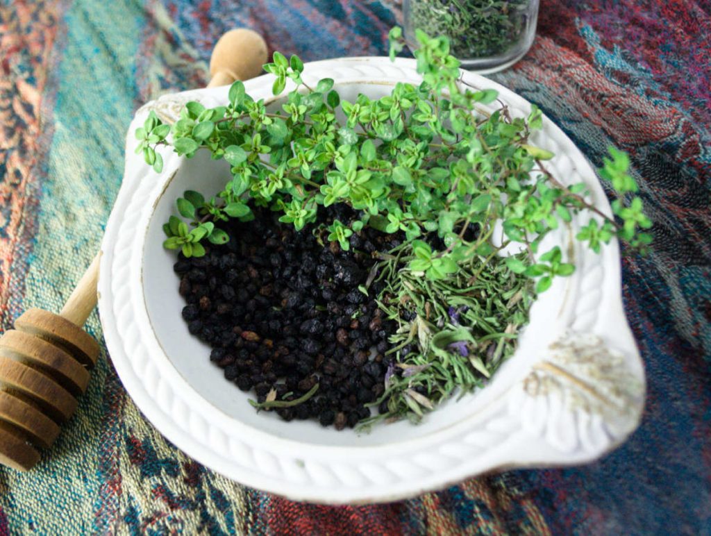 Herbal Hot Toddy with Mint-Infused Bourbon and Elderberry Cough & Cold Tea from Pixiespocket.com: Hot toddies can be deliciously simple, but with a few quick DIY projects, you can make it a little better! Try this toddy with mint-infused bourbon and an elderberry cough and cold infusion. Inspired by Grow Forage Cook Ferment's new book, Healing Herbal Infusions!