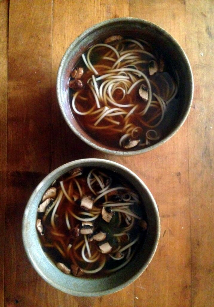 miso mushroom noodle soup: from pixiespocket.com and miso master miso! (giveaway valid through March 10, 2017)